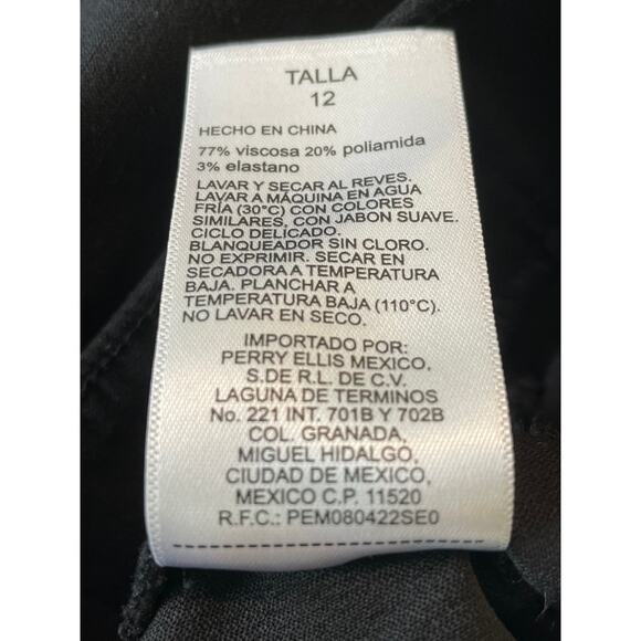 Rafaella Black Dress Shorts 12 - Picture 7 of 13